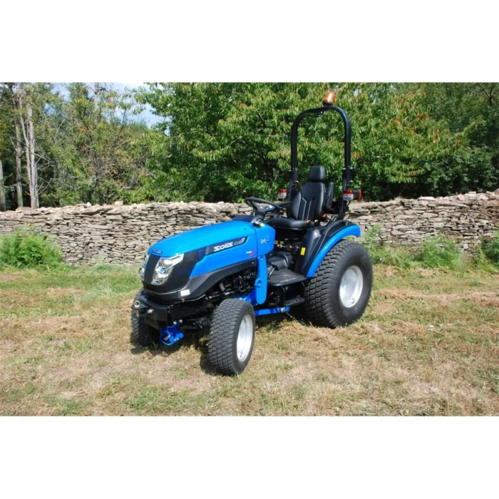 Tracteur 4 roues motrices SOLIS 26 HST roues gazons 25×85-14 et 136-16. – Image 1