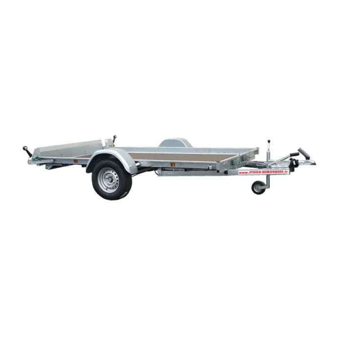 Remorque basculante 3m04 x 1m71 – 1000 kg – freiné – Image 1