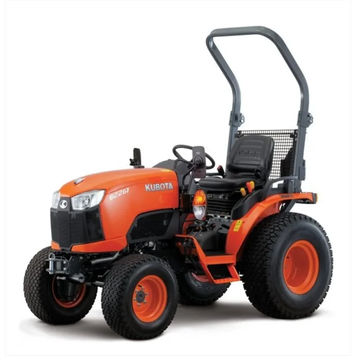 Micro tracteur diesel 4 roues motrices KUBOTA B2261 HDW roues agraires 6.00×12 et 95×18. – Image 1