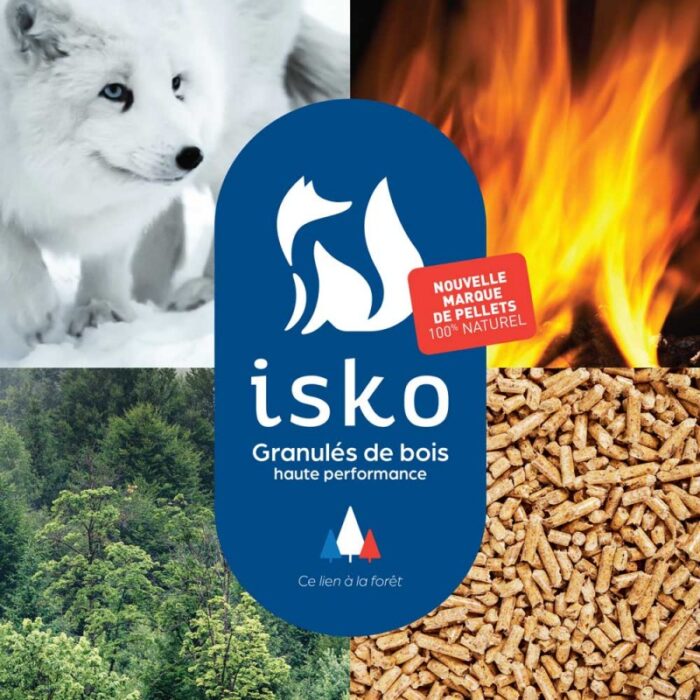 Granulés de bois ISKO - Palette de 70 sacs de 15 kg 1050kg – Image 3