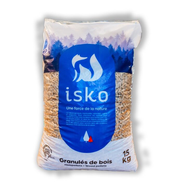 Granulés de bois ISKO - Palette de 70 sacs de 15 kg 1050kg – Image 2