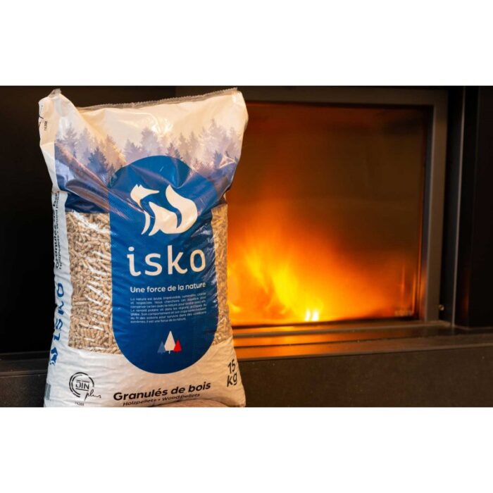 Granulés de bois ISKO - Palette de 70 sacs de 15 kg 1050kg – Image 4